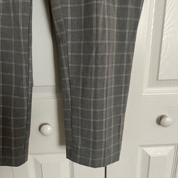 Gray Plaid One Slacks. Size Large - Picture 3 of 6
